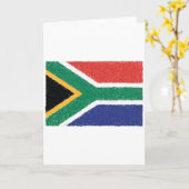 Het Thema van de Vlag van Zuid-Afrika Kaart (Gele Bloem)