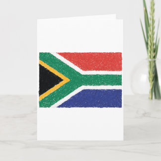 Het Thema van de Vlag van Zuid-Afrika Kaart
