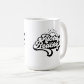 Het thema van de zomervakantie koffiemok (Voorkant rechts)