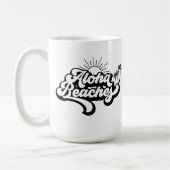 Het thema van de zomervakantie koffiemok (Links)