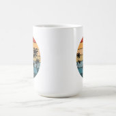 Het thema van de zomervakantie koffiemok (Center)