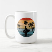 Het thema van de zomervakantie koffiemok (Links)