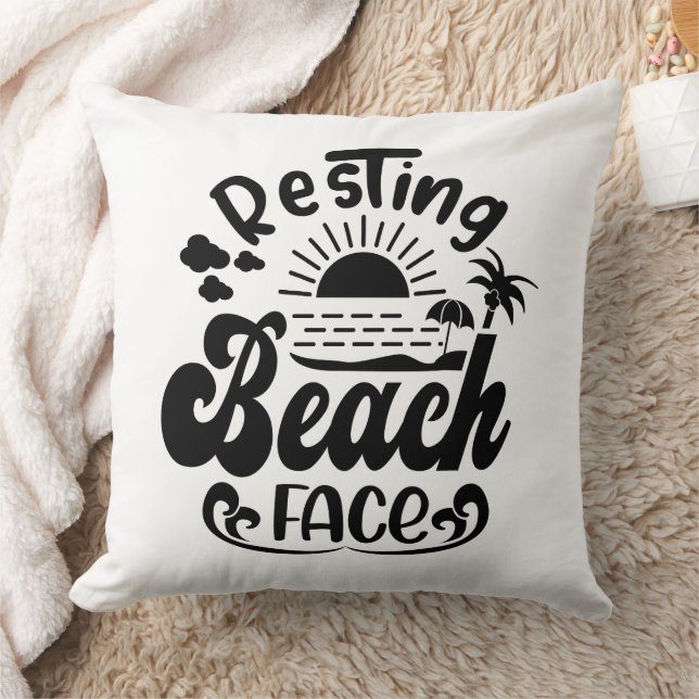 Het thema van de zomervakantie kussen (Deken)