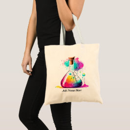 Het thema van het Modern Science Lab Tote Bag
