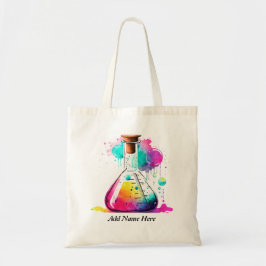 Het thema van het Modern Science Lab Tote Bag