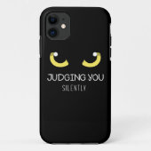 Het thema van Judging You Silently Case-Mate iPhone Case (Achterkant)