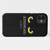 Het thema van Judging You Silently Case-Mate iPhone Case (Achterkant (horizontaal))