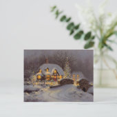 Het Thema van Kerstmis Feestdagenkaart (Staand voorkant)