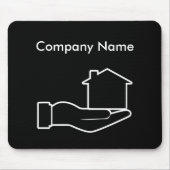 Het Thema van onroerende goederen Muismat (Voorkant)