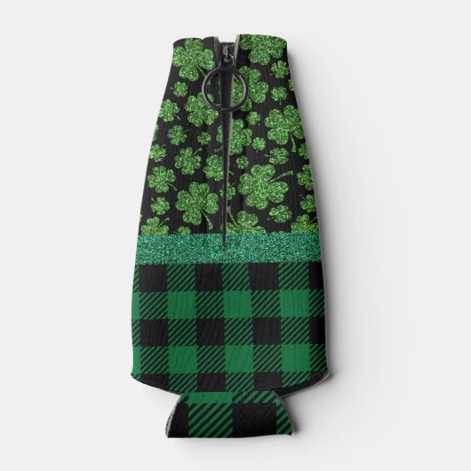 Het thema van St. Patrick's Day Flesjeskoeler (Achterkant)