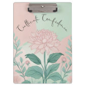 Het thema vertrouwen cultiveren klembord (Voorkant)