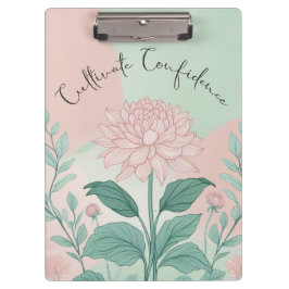 Het thema vertrouwen cultiveren klembord