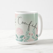 Het thema vertrouwen cultiveren koffiemok (Voorkant rechts)