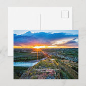 Het Theodore Roosevelt Park in North Dakota Briefkaart (Voorkant / Achterkant)
