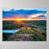 Het Theodore Roosevelt Park in North Dakota Poster (Voorkant)