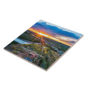 Het Theodore Roosevelt Park in North Dakota Tegeltje (Zijkant)