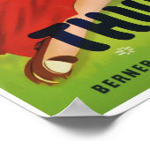 Het Thun-meer, Zwitserland, Reisposter Poster (Hoek)