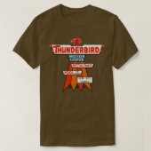 Het  Thunderbird Motel-teken T-shirt (Design voorkant)