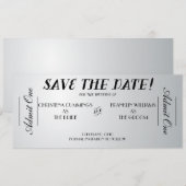 Het Ticket van de film sparen de Aankondiging van  (Voorkant / Achterkant)