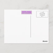 Het Tien Geboden Bruin Glass Briefkaart (Achterkant)