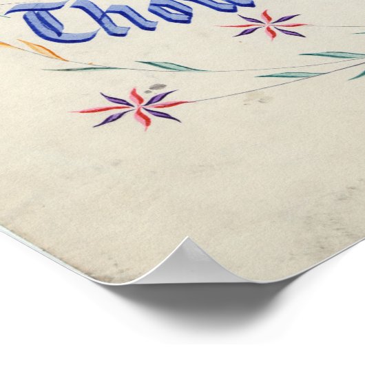 Het Tien Geboden poster/de druk Poster (Hoek)