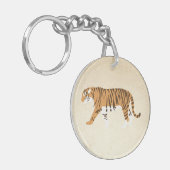 Het Tiger Color Block Sleutelhanger (Voorkant Links)