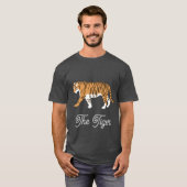 Het Tiger Color Block T-shirt (Voorkant volledig)