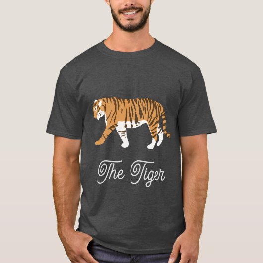Het Tiger Color Block T-shirt (Voorkant)
