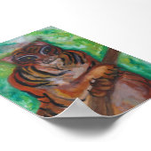 HET TIGER POSTER VAN PAULA REILLY. (Hoek)