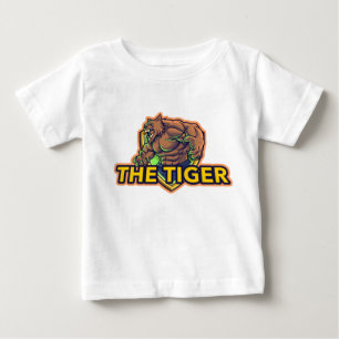Het Tiger Warrior Beast Gaming Mascotte Logo