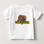 Het Tiger Warrior Beast Gaming Mascotte Logo (Achterkant)