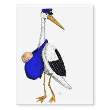 Het Tijdelijke Tattoo van de Ooievaar van de