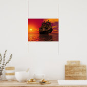 Het tijdperk van de exploratie poster (Keuken)