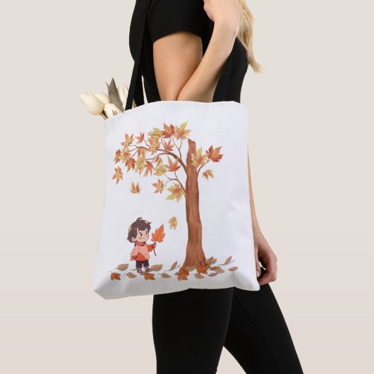 Het tijdperk van de herfst tote bag (Dichtbij)
