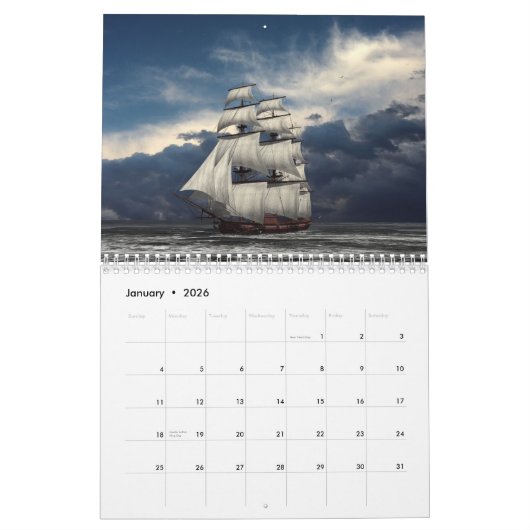 Het tijdperk van de zee, 2014 kalender (Jan 2026)