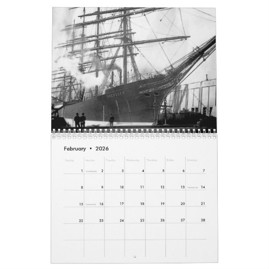 Het tijdperk van de zee kalender (Feb 2026)