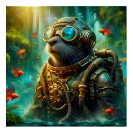 HET TIJDPERK VAN STAAL-ZEE OTTER 4 PERFECT POSTER