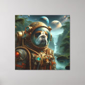 HET TIJDPERK VAN STEEL-BULL DOG CANVAS AFDRUK (Voorkant)