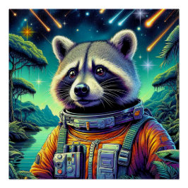 HET TIJDPERK VAN STEEL-NORTHERN RACCOON 2 PERFECT POSTER