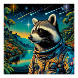 HET TIJDPERK VAN STEEL-NORTHERN RACCOON 4 PERFECT POSTER