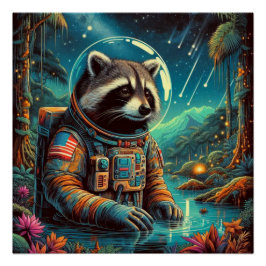 HET TIJDPERK VAN STEEL-NORTHERN RACCOON 6 PERFECT POSTER