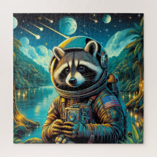 HET TIJDPERK VAN STEEL-NORTHERN RACCOON 7 LEGPUZZEL