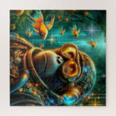 HET TIJDPERK VAN STEEL-ORANG-OETAN 2 LEGPUZZEL (Horizontaal)
