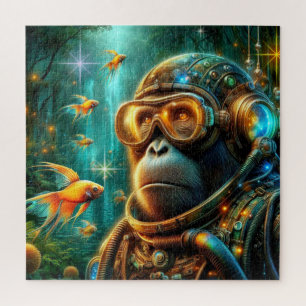 HET TIJDPERK VAN STEEL-ORANG-OETAN 2 LEGPUZZEL