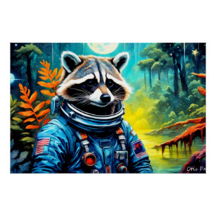 HET TIJDPERK VAN STEEL-RACCOON PERFECT POSTER