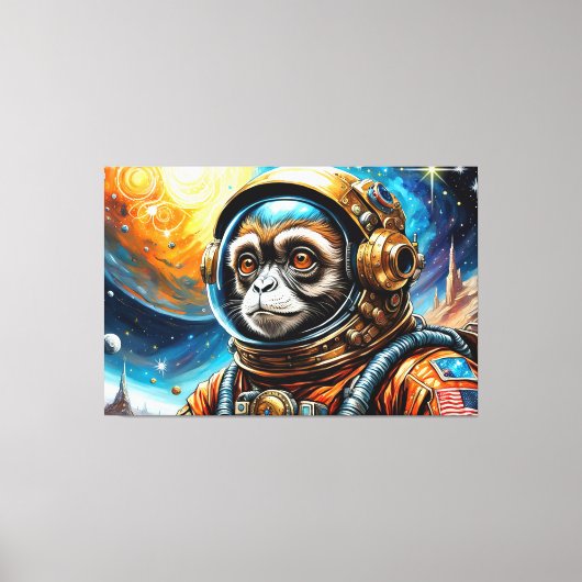 HET TIJDPERK VAN STEEL-TAMARIN MONKEY CANVAS AFDRUK (Voorkant)