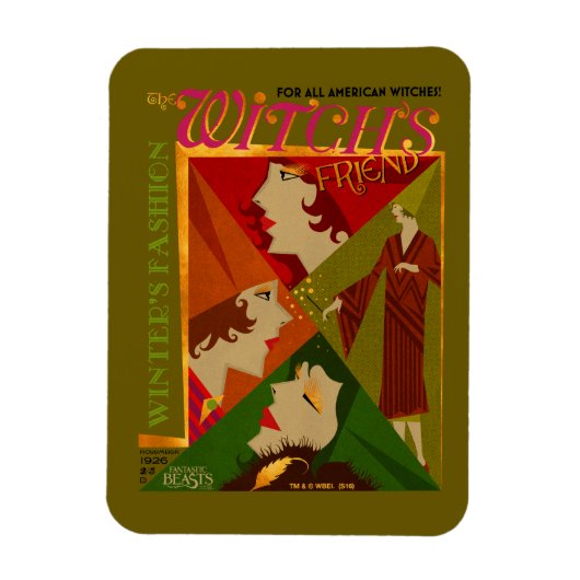 Het tijdschrift Friend November van de getuige Magneet (Verticaal)