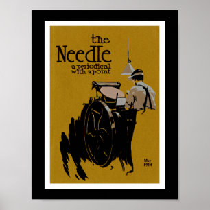 Het tijdschrift Naald Poster