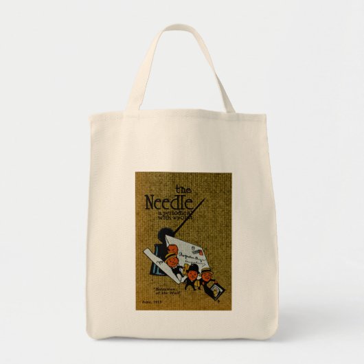 Het tijdschrift Naald Tote Bag (Voorkant)
