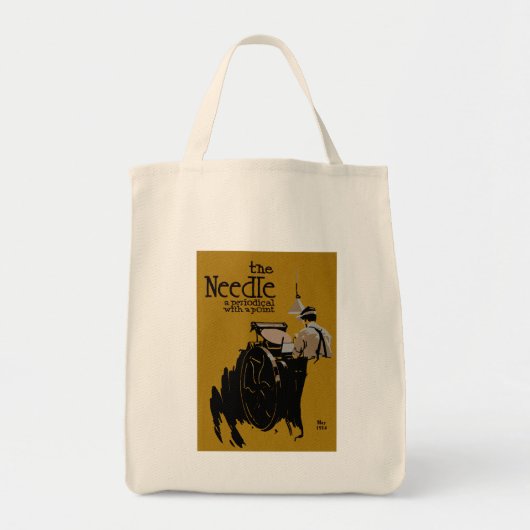 Het tijdschrift Naald Tote Bag (Voorkant)